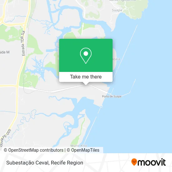 Subestação Ceval map