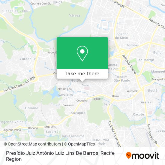 Presídio Juiz Antônio Luiz Lins De Barros map