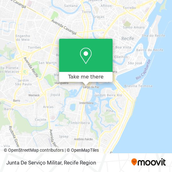 Junta De Serviço Militar map