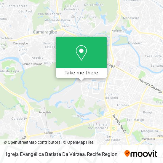 Igreja Evangélica Batista Da Várzea map