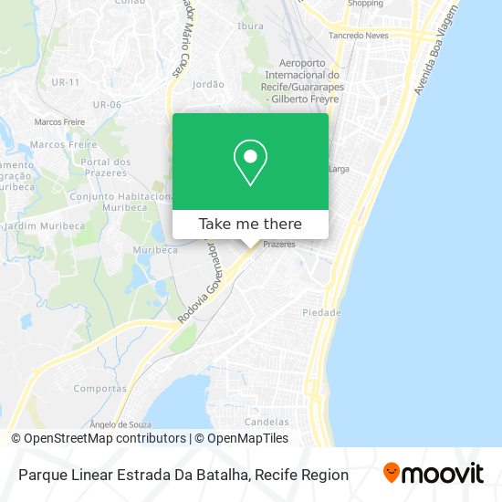 Parque Linear Estrada Da Batalha map
