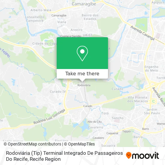Rodoviária (Tip) Terminal Integrado De Passageiros Do Recife map