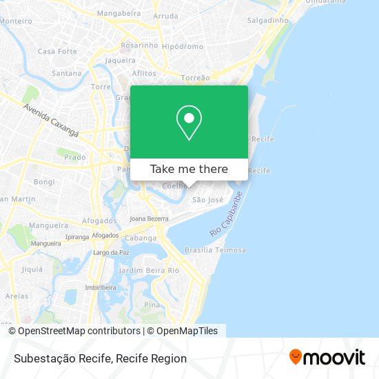 Subestação Recife map