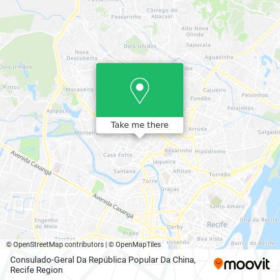Consulado-Geral Da República Popular Da China map