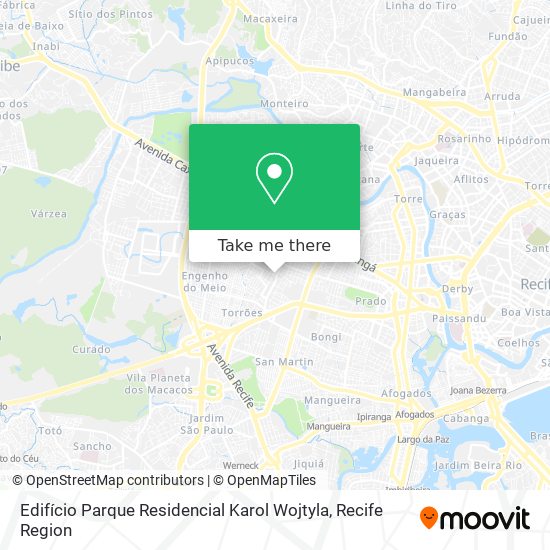 Edifício Parque Residencial Karol Wojtyla map