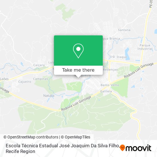 Escola Técnica Estadual José Joaquim Da Silva Filho map