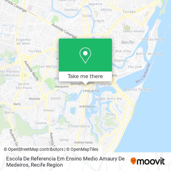Escola De Referencia Em Ensino Medio Amaury De Medeiros map