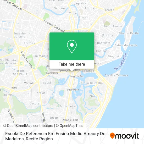 Escola De Referencia Em Ensino Medio Amaury De Medeiros map