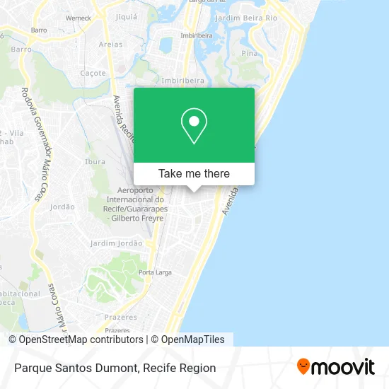 Parque Santos Dumont map