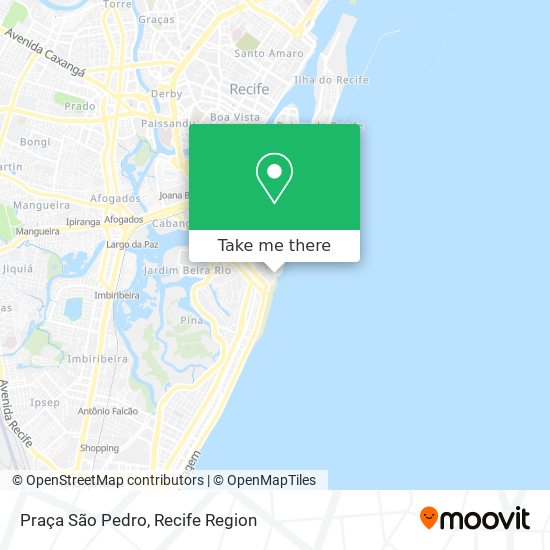 Praça São Pedro map