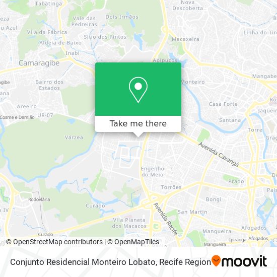 Conjunto Residencial Monteiro Lobato map