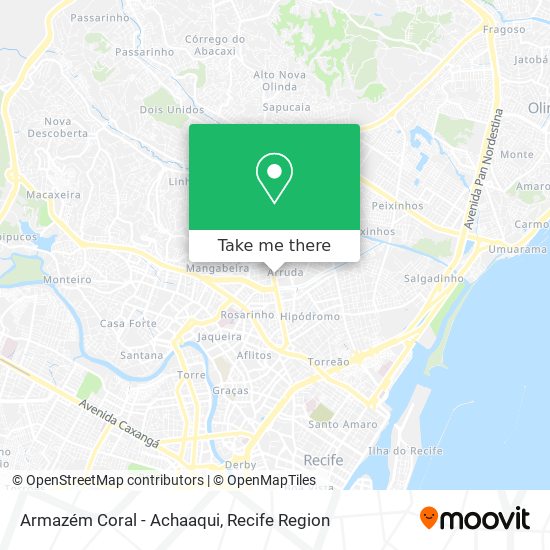 Armazém Coral - Achaaqui map