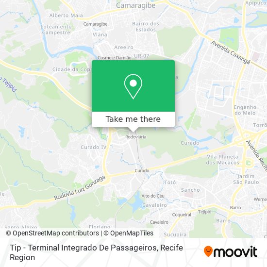 Tip - Terminal Integrado De Passageiros map