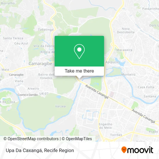 Upa Da Caxangá map