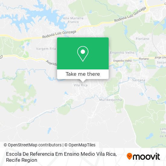 Escola De Referencia Em Ensino Medio Vila Rica map