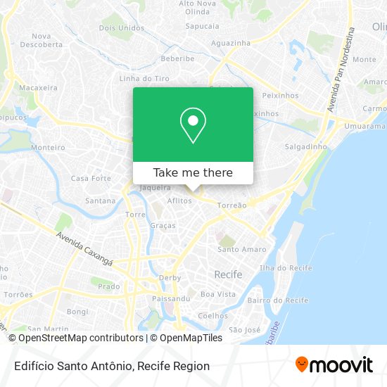 Edifício Santo Antônio map