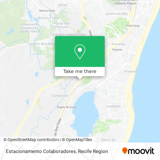 Estacionamento Colaboradores map