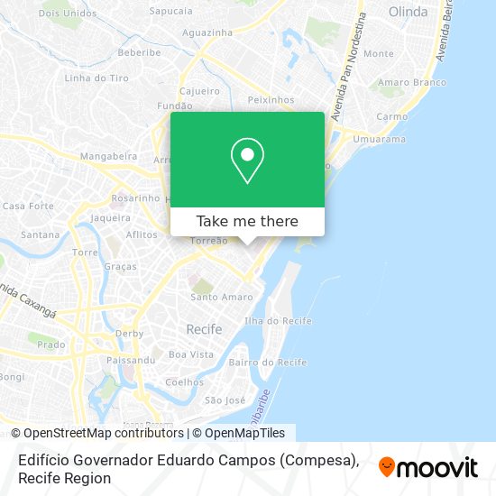 Mapa Edifício Governador Eduardo Campos (Compesa)