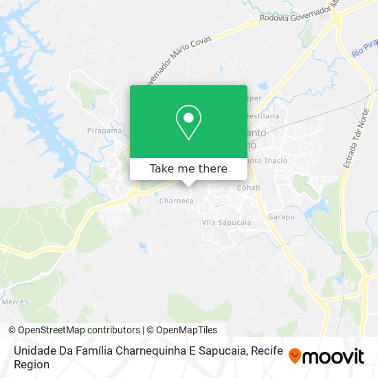 Unidade Da Família Charnequinha E Sapucaia map