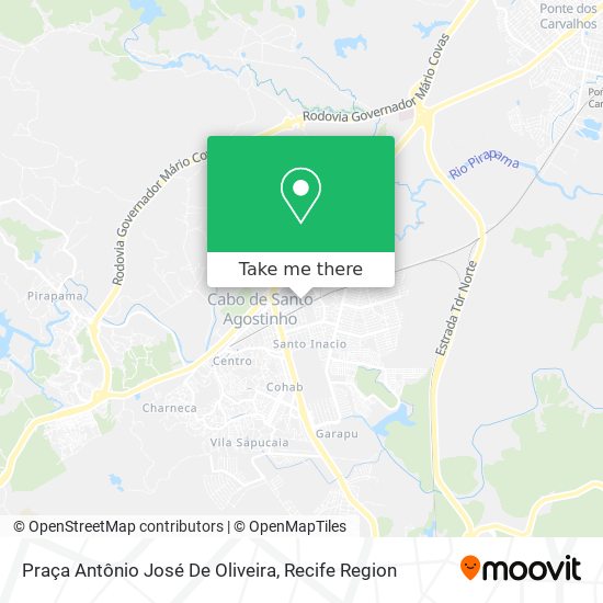 Praça Antônio José De Oliveira map