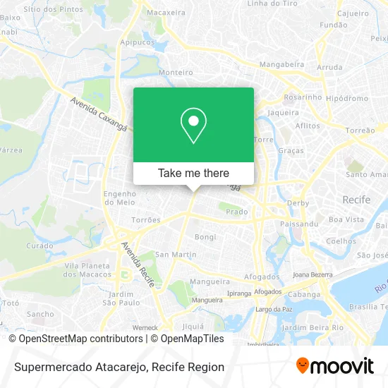 Supermercado Atacarejo map