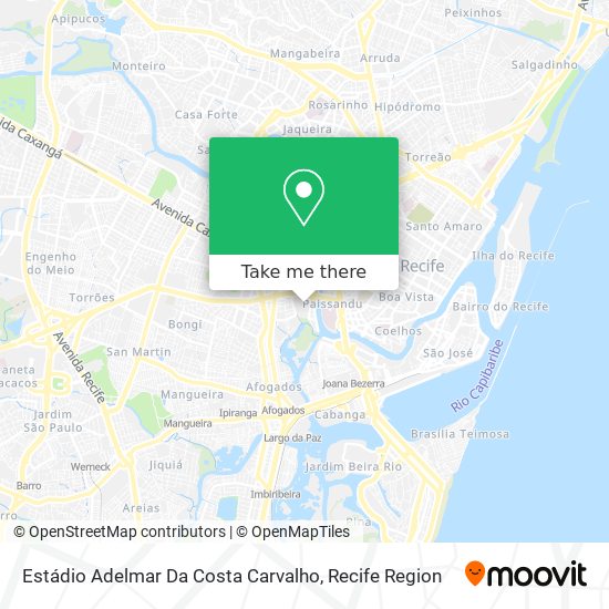 Estádio Adelmar Da Costa Carvalho map