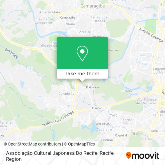 Associação Cultural Japonesa Do Recife map