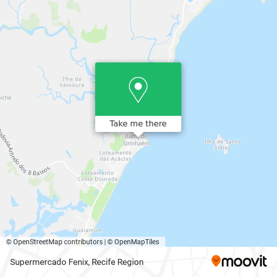 Supermercado Fenix map