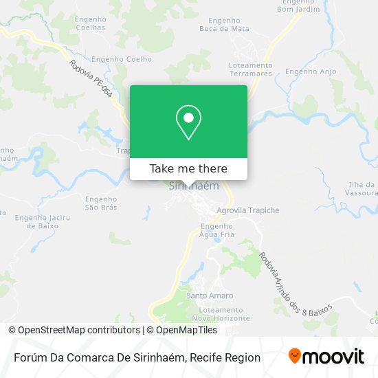 Forúm Da Comarca De Sirinhaém map
