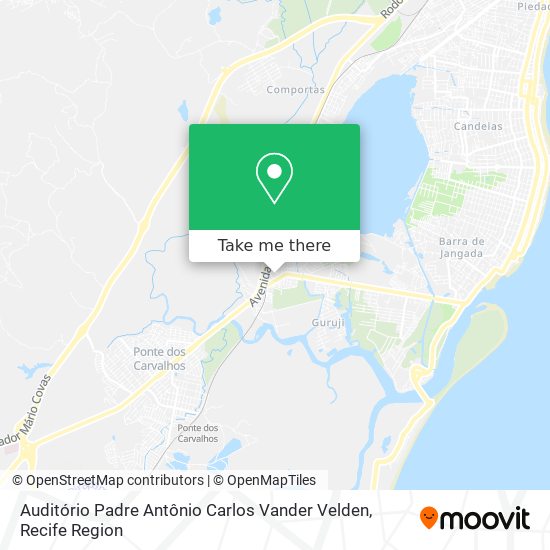 Auditório Padre Antônio Carlos Vander Velden map