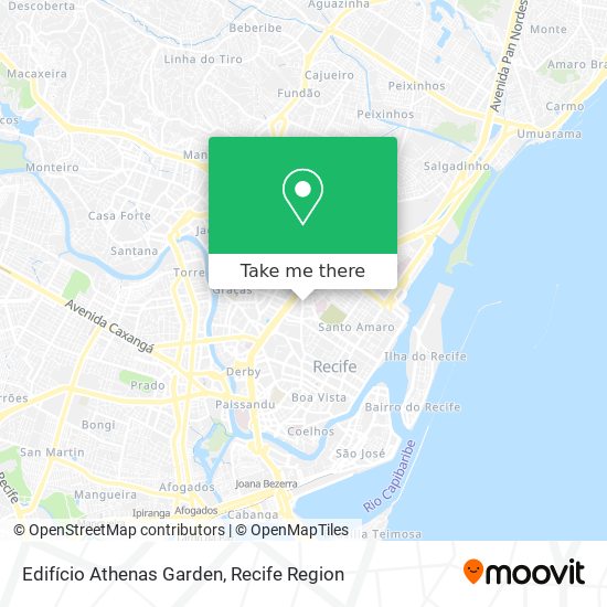 Edifício Athenas Garden map