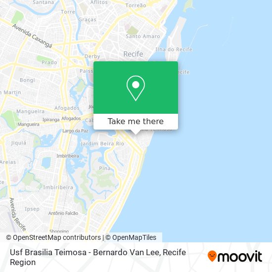 Usf Brasilia Teimosa - Bernardo Van Lee map