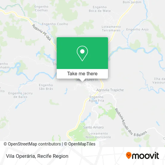 Vila Operária map
