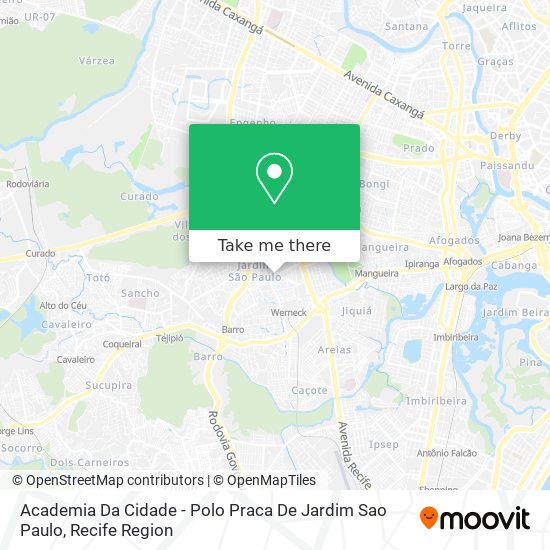 Academia Da Cidade - Polo Praca De Jardim Sao Paulo map