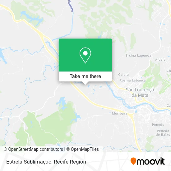Estrela Sublimação map