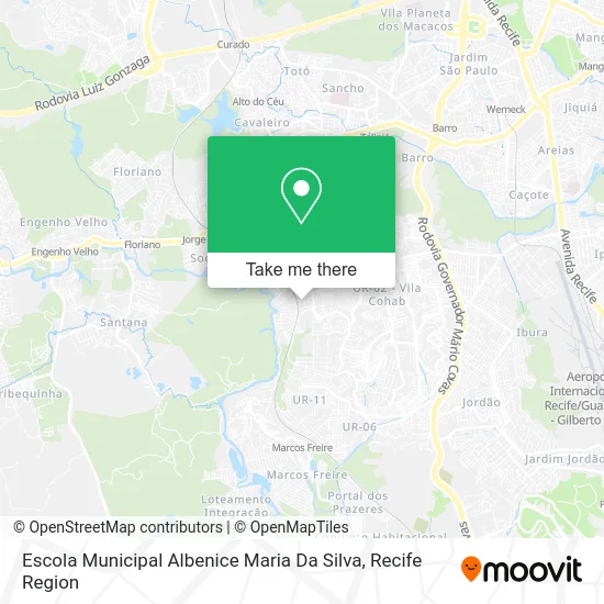 Escola Municipal Albenice Maria Da Silva map