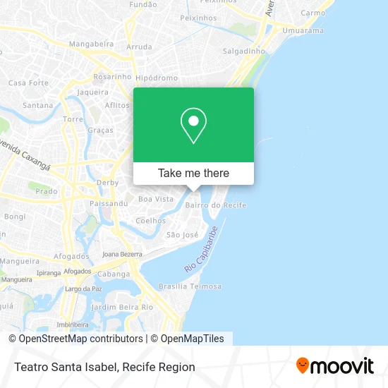 Teatro Santa Isabel map