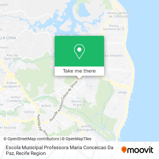 Escola Municipal Professora Maria Conceicao Da Paz map