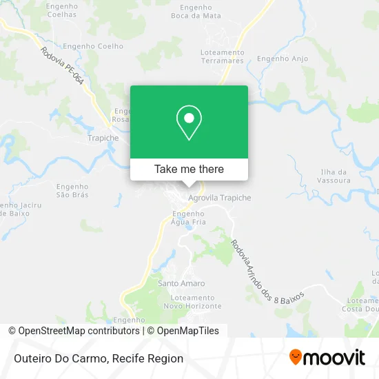 Outeiro Do Carmo map