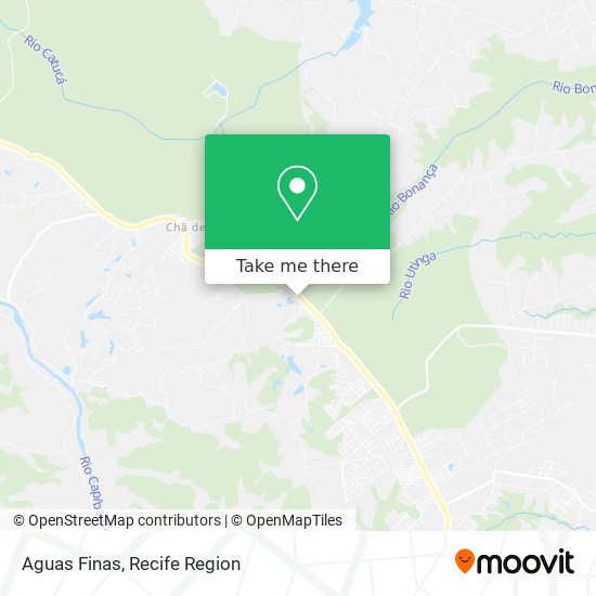 Aguas Finas map