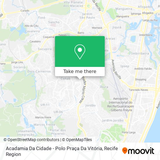 Acadamia Da Cidade - Polo Praça Da Vitória map