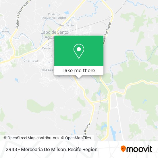 2943 - Mercearia Do Milson map