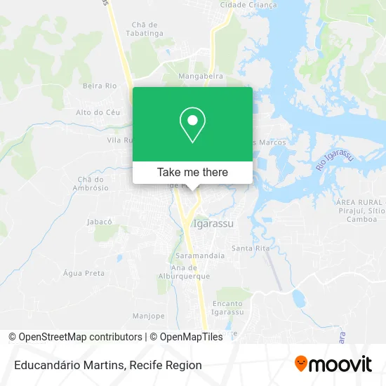 Educandário Martins map