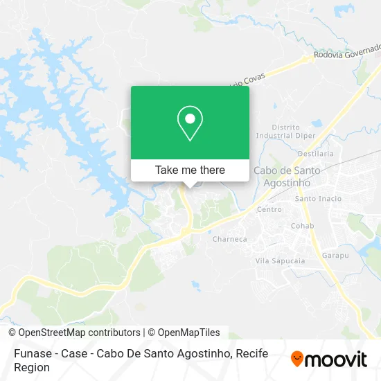 Funase - Case - Cabo De Santo Agostinho map