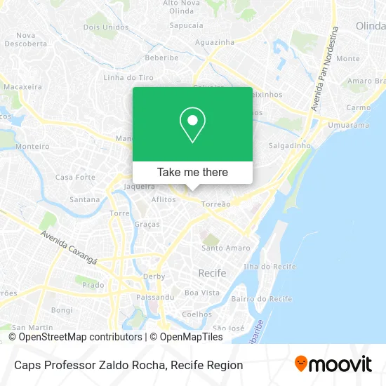 Caps Professor Zaldo Rocha map