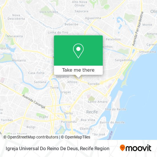 Igreja Universal Do Reino De Deus map