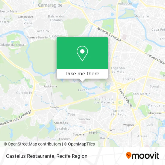 Castelus Restaurante map