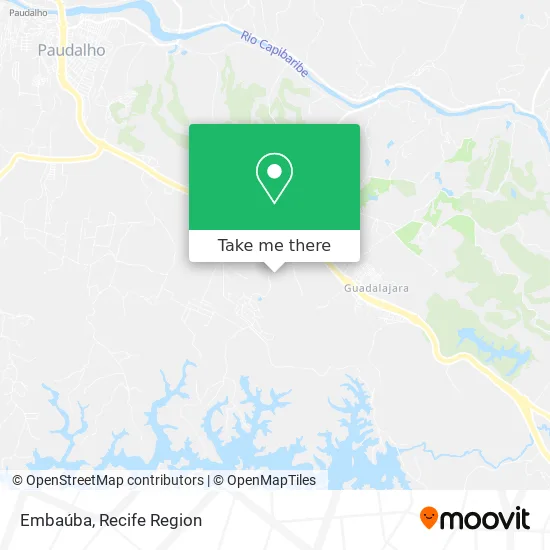 Embaúba map