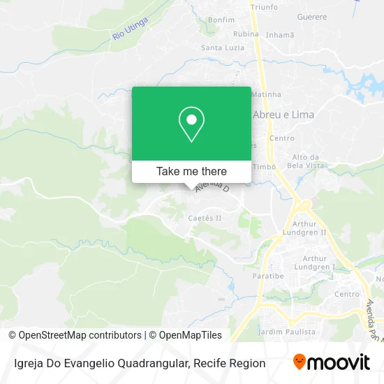 Igreja Do Evangelio Quadrangular map