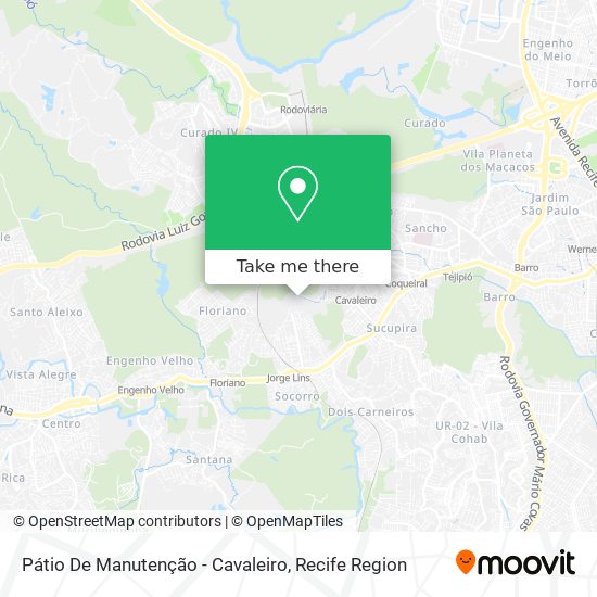 Pátio De Manutenção - Cavaleiro map